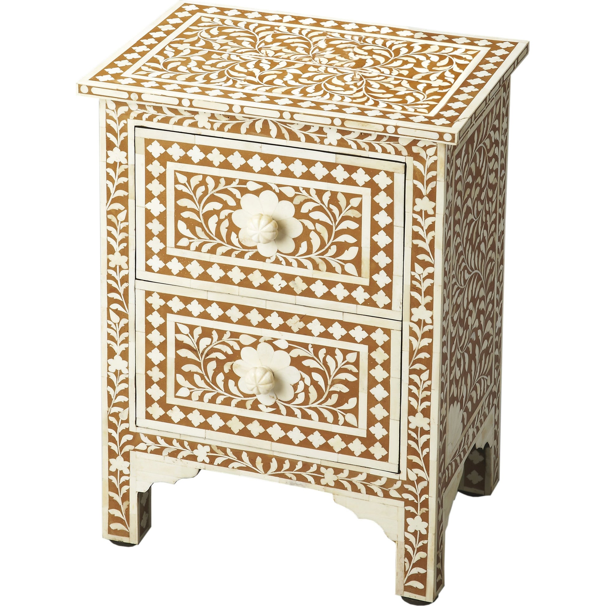Vivienne Beige Bone Inlay Accent Chest by Butler Specialty Company. Made from unique in a traditional style.