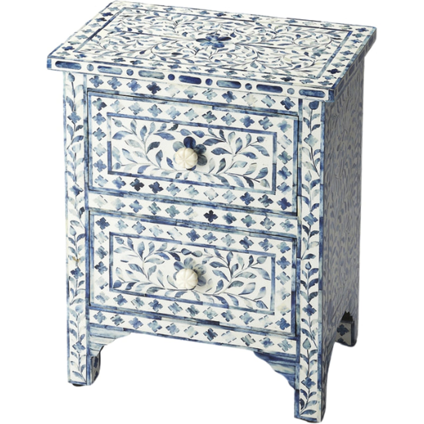 002 O-BUTLER-2865319 | Additional Silo | Vivienne Beige Bone Inlay Accent Chest by Butler Specialty Company. Made from unique in a traditional style.