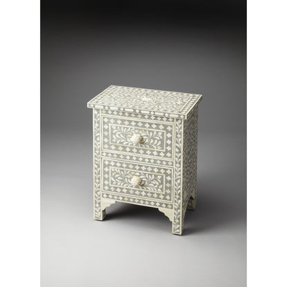 Vivienne Beige Bone Inlay Accent Chest by Butler Specialty Company. Made from unique in a traditional style.