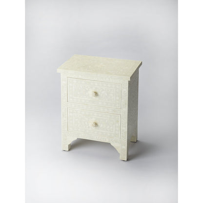 Vivienne Beige Bone Inlay Accent Chest by Butler Specialty Company. Made from unique in a traditional style.