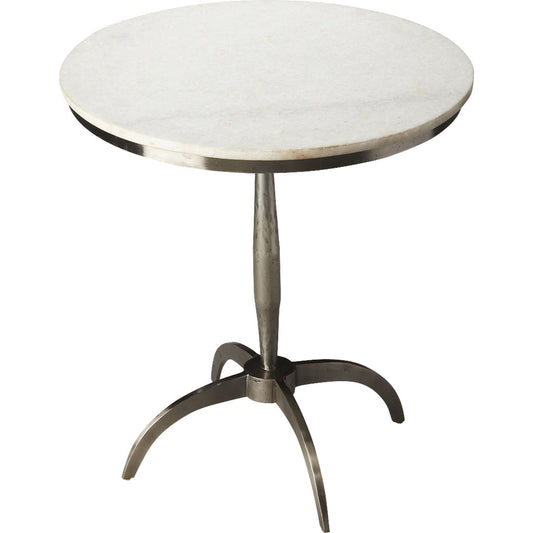 Palmilla Side Table by Butler Specialty Company in multi-color and butler loft. Made from iron, marble in a modern style.