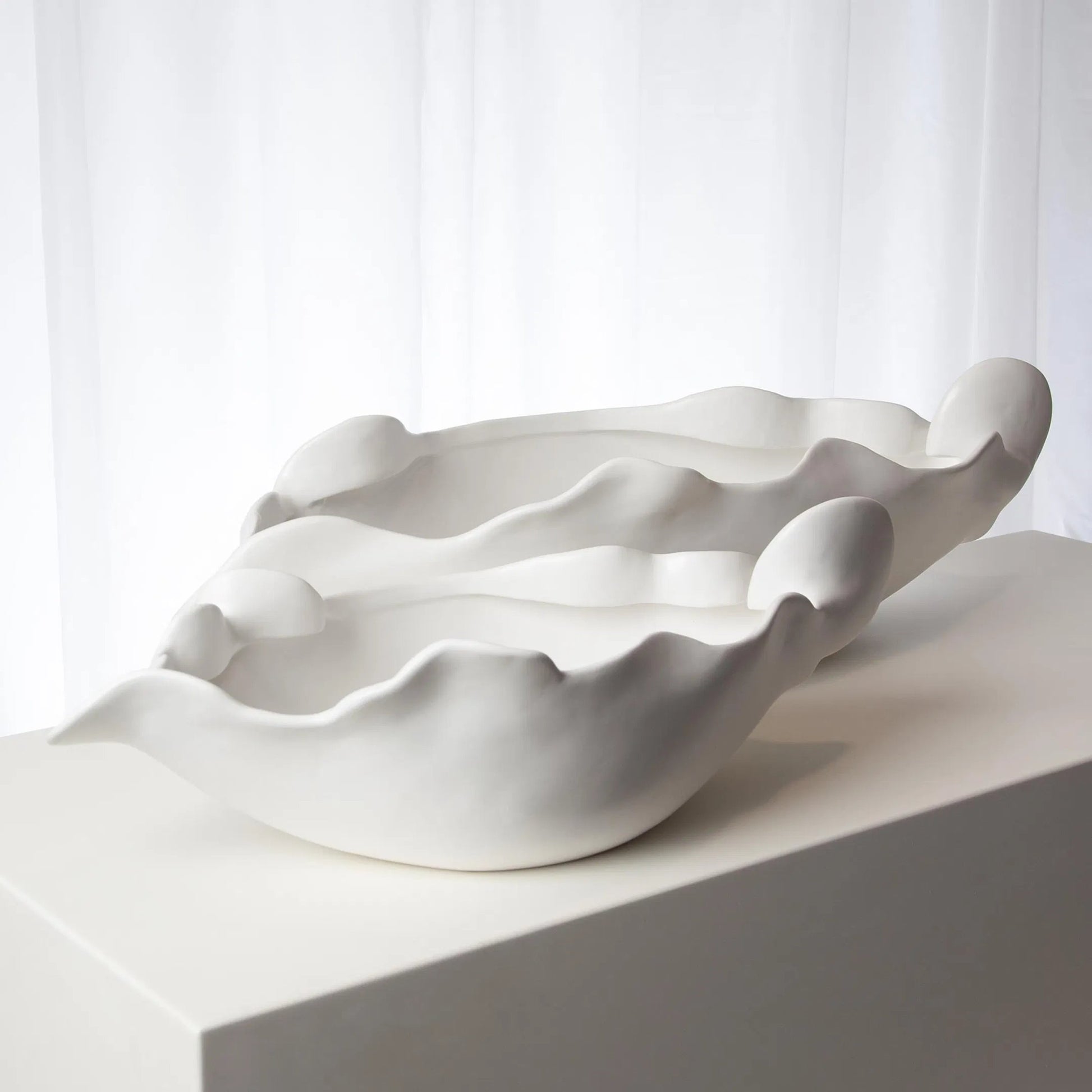 Free Form Organic Bowl by Global Views. Made from ceramic in a modern style.