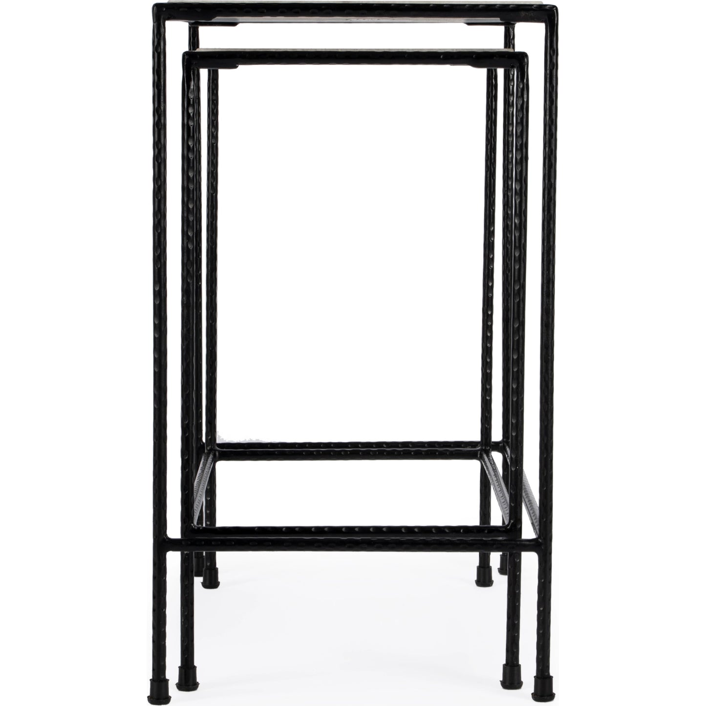 009 O-BUTLER-2870330 | Additional Silo | Carrera Marble Nesting Tables by Butler Specialty Company in multi-color and metalworks. Made from iron, marble in a modern style.