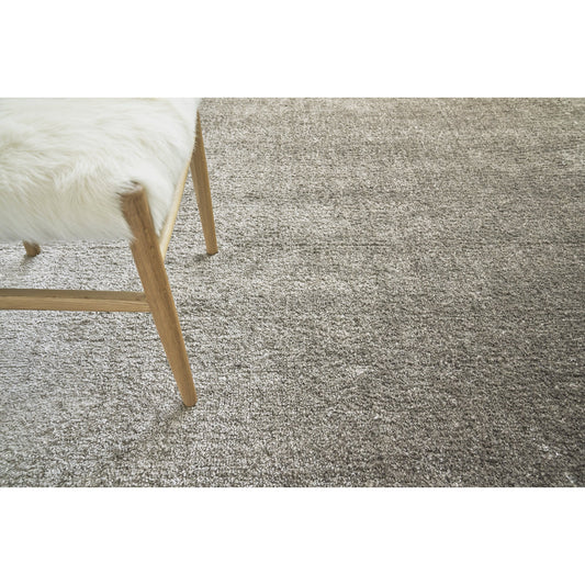 Calla 2874 Rug by Exquisite Rugs in dark brown. Made from bamboo silk, cotton in a unique style.