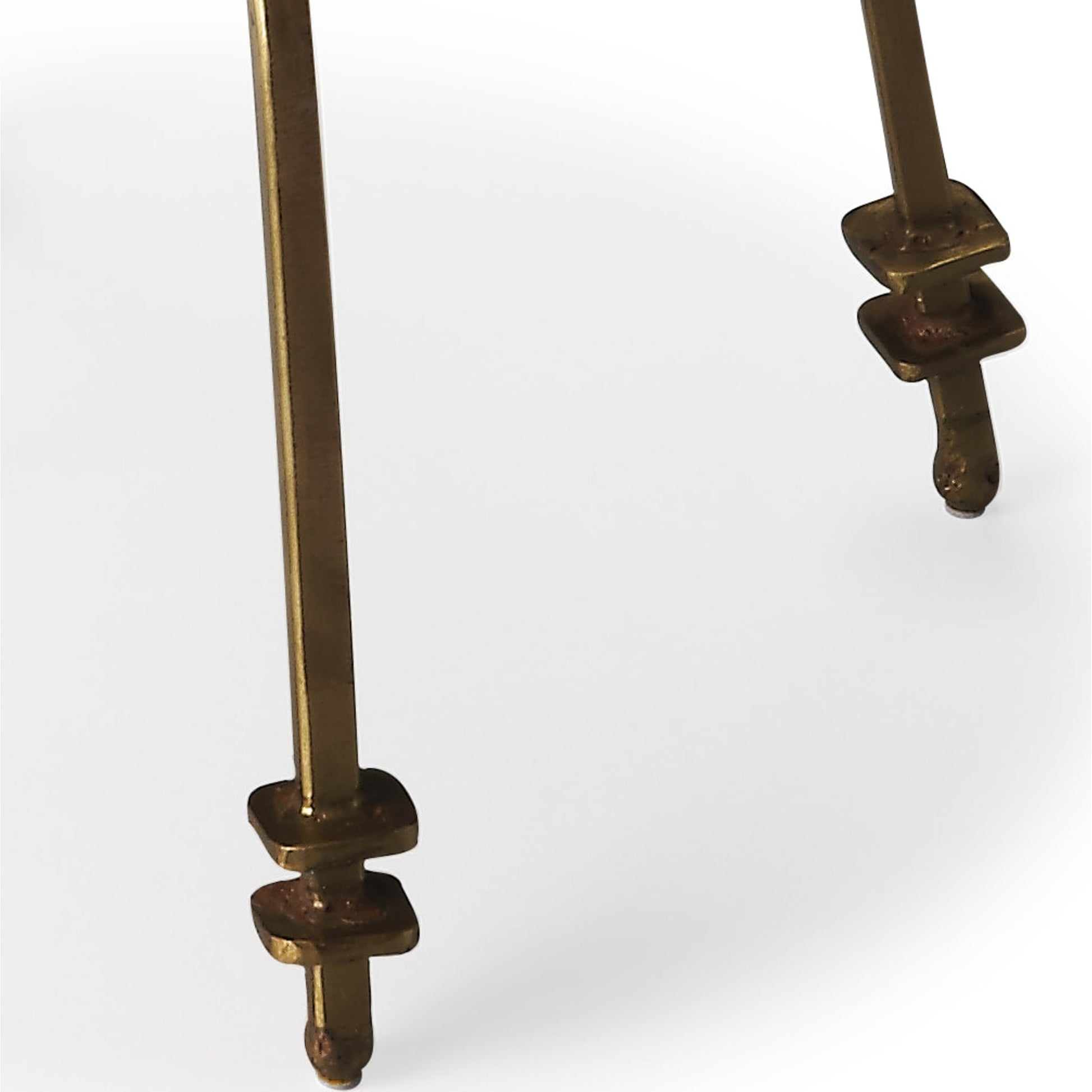 Hager Side Table by Butler Specialty Company. Made from iron, marble in a modern style.