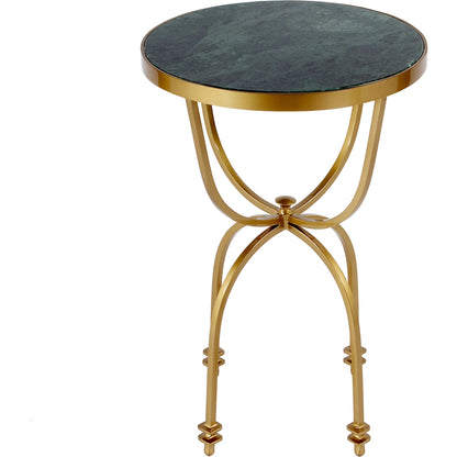 Hager Side Table by Butler Specialty Company. Made from iron, marble in a modern style.