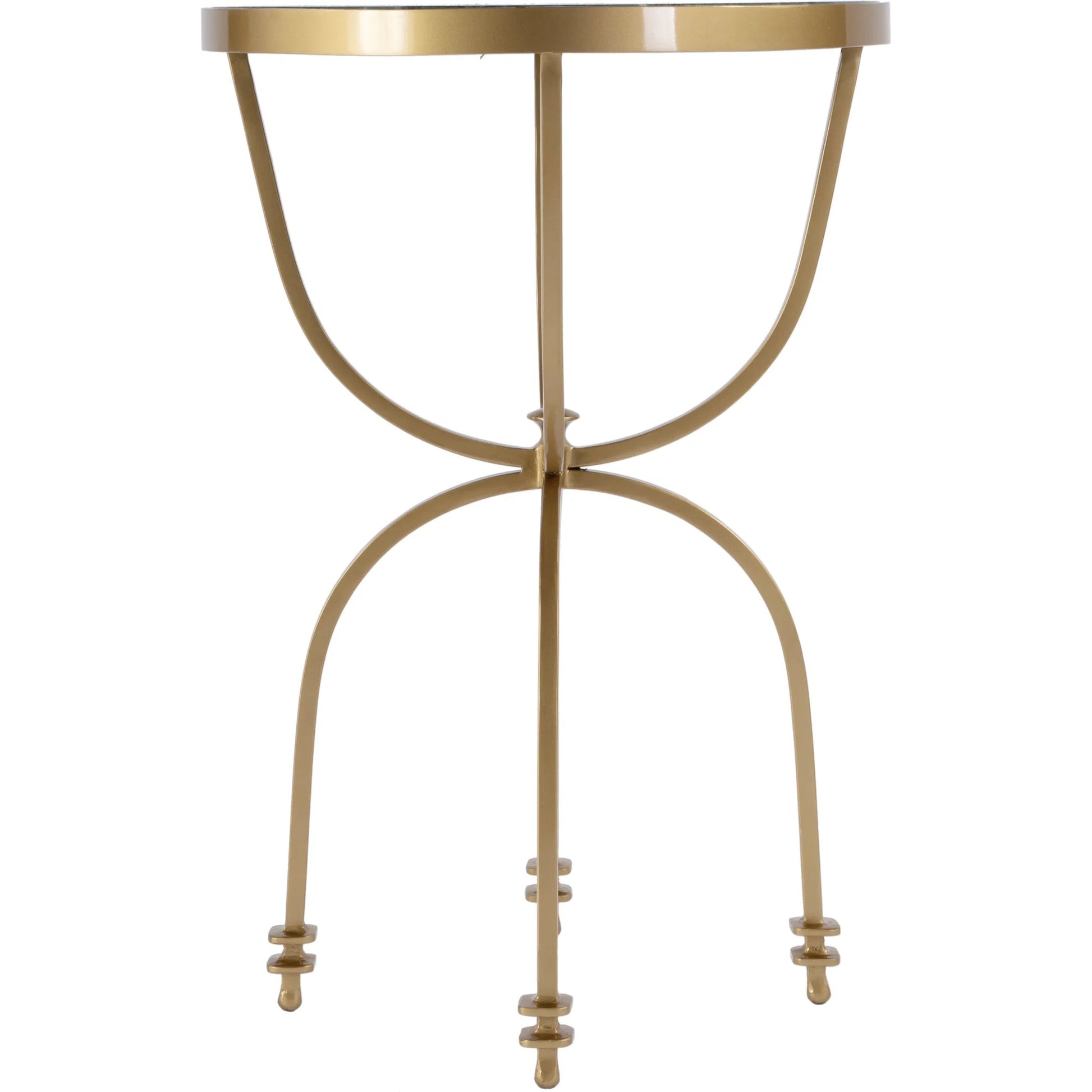 Hager Side Table by Butler Specialty Company. Made from iron, marble in a modern style.