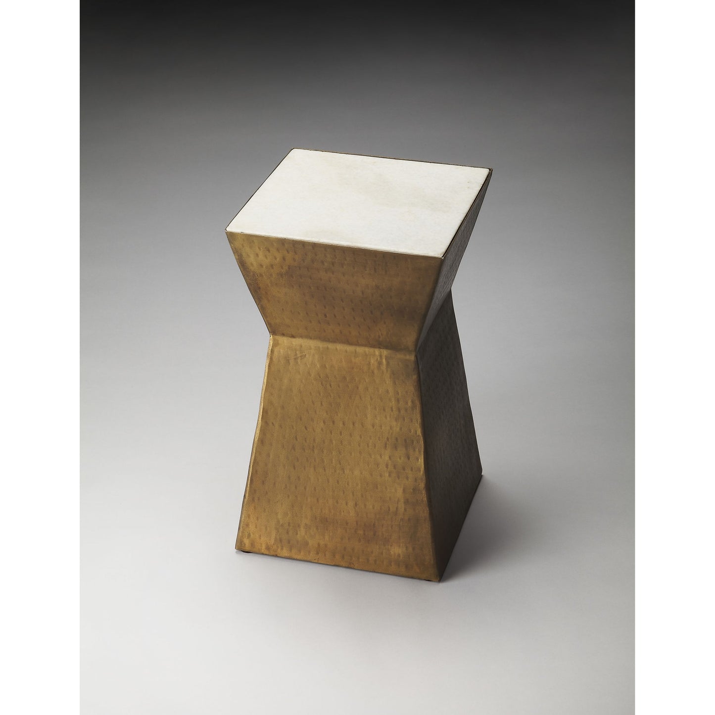 001 O-BUTLER-2878140 | Additional Silo | Asheville Side Table by Butler Specialty Company in multi-color and butler loft. Made from iron, marble in a modern style.