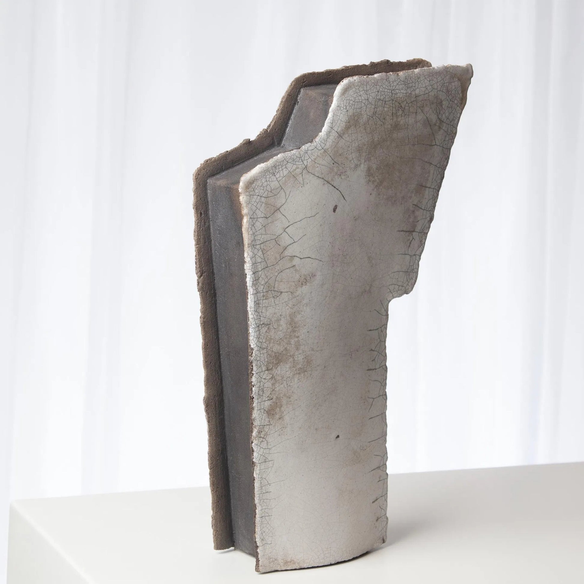 Wing Sculpture by Global Views in raku. Made from ceramic-raku in a eclectic & global style.