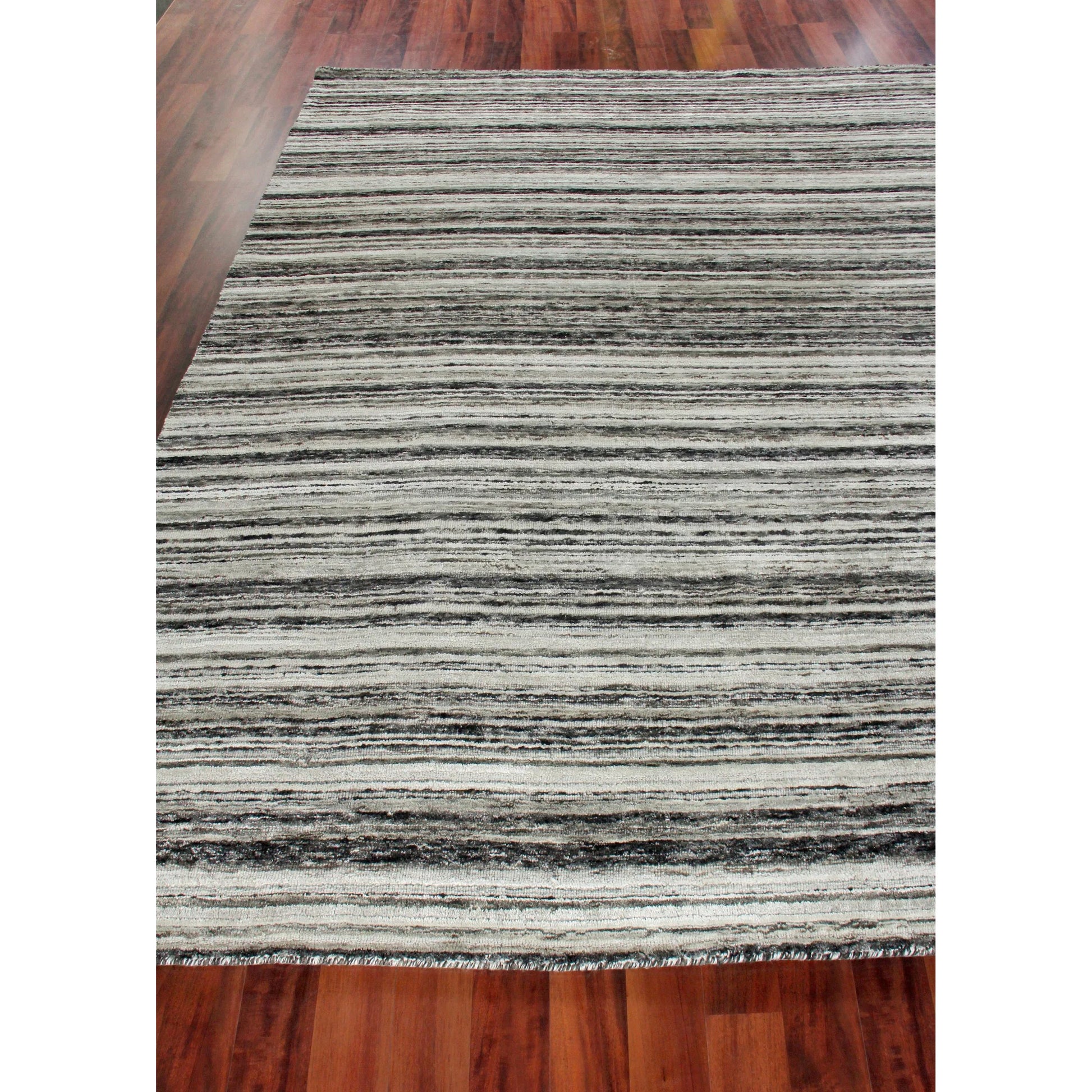 Organica Rug by Exquisite Rugs in charcoal, silver. Made from new zealand wool in a unique style.