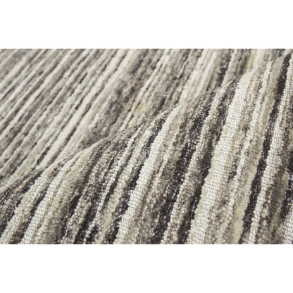 Organica Rug by Exquisite Rugs in charcoal, silver. Made from new zealand wool in a unique style.