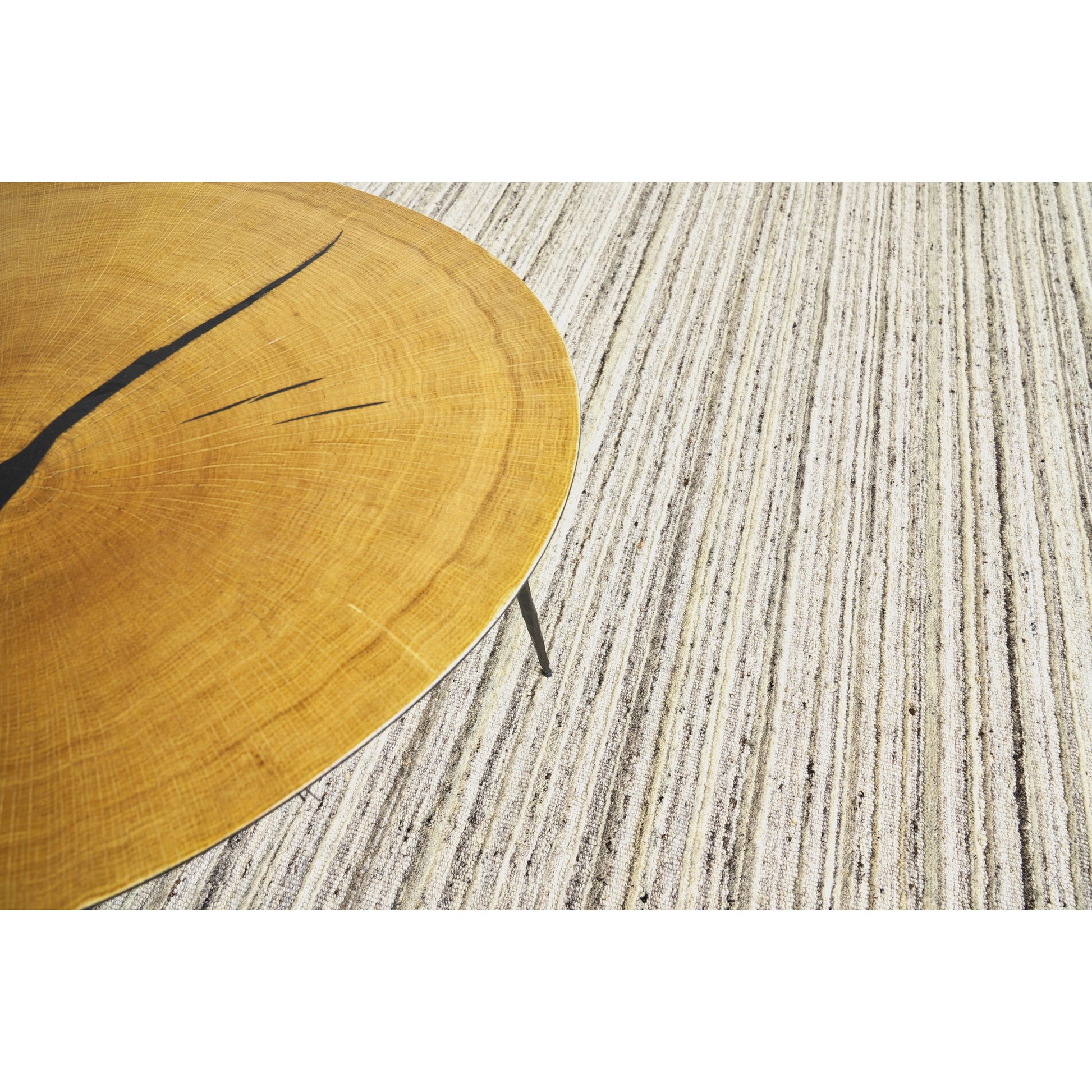 Organica Rug by Exquisite Rugs in charcoal, silver. Made from new zealand wool in a unique style.