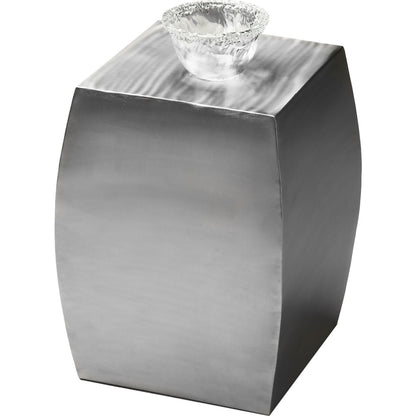 Getty Stainless Steel Accent Table by Butler Specialty Company in silver and modern expressions. Made from stainless steel in a modern style.