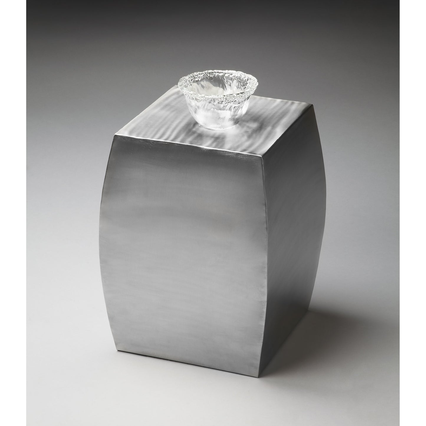 002 O-BUTLER-2888260 | Additional Silo | Getty Stainless Steel Accent Table by Butler Specialty Company in silver and modern expressions. Made from stainless steel in a modern style.