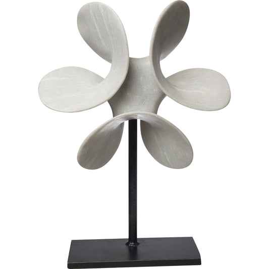 Pankhudee Sculpture on Stand by Global Views. Made from marble, iron in a modern style.