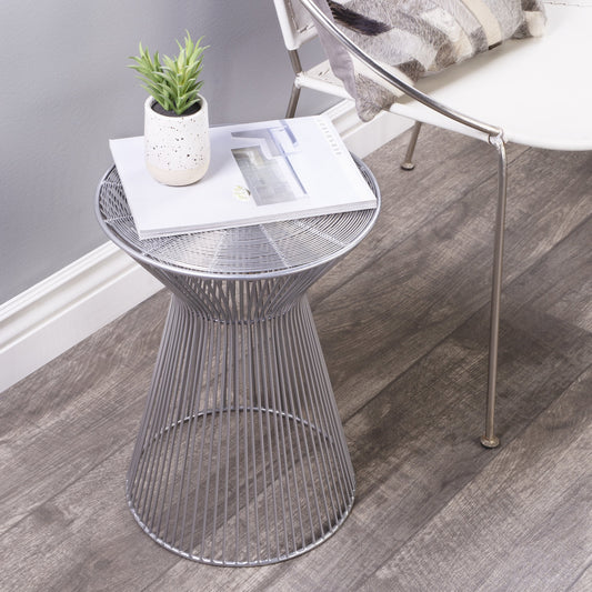 Greeley End Table by Butler Specialty Company in metalworks. Made from iron in a modern style.