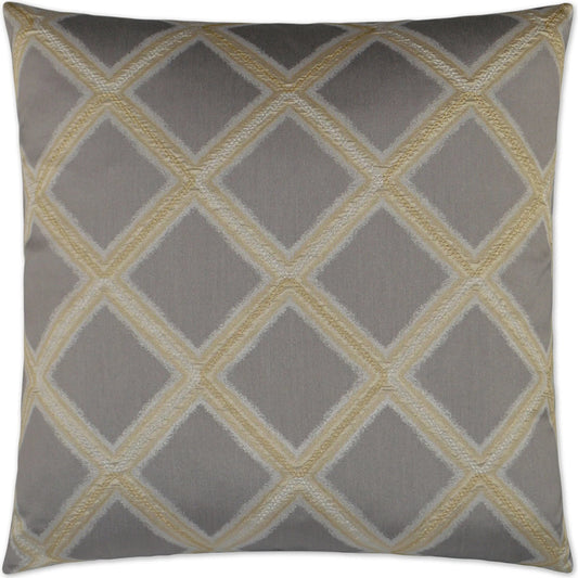 Hekla Pillow by DV Kap Home. Made from 67% polyester, 33% rayon in a unique style.