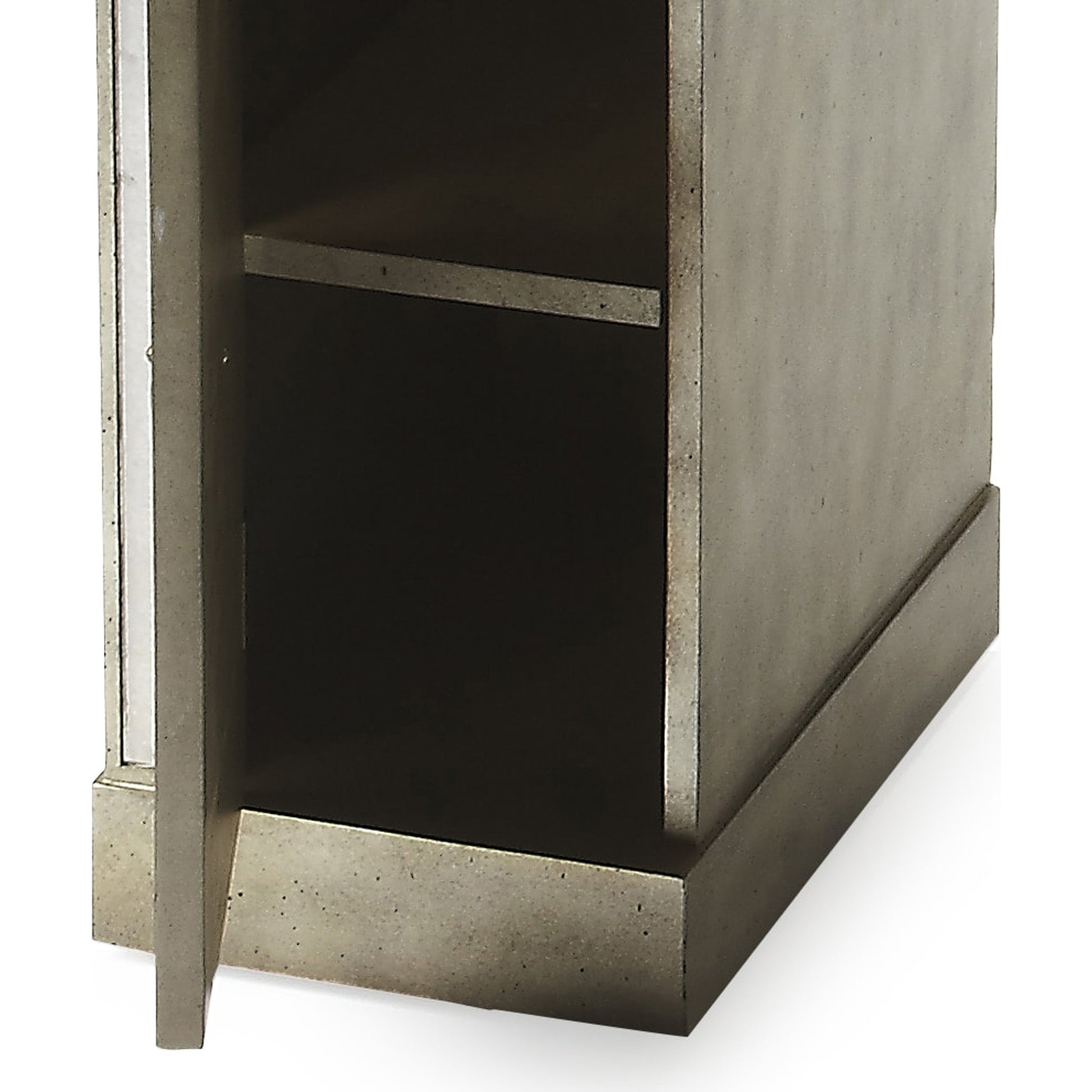 Celeste Mirrored Vanity by Butler Specialty Company in silver and mirror. Made from wood, wood products, mirror in a transitional style.