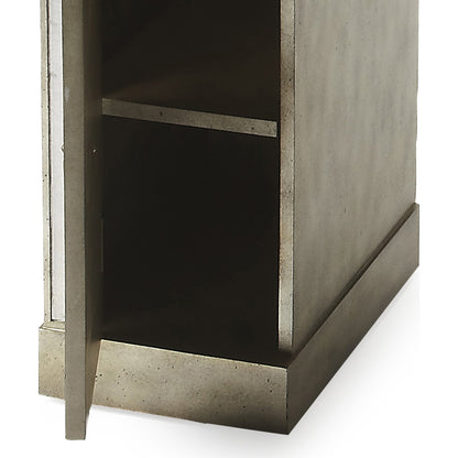 Celeste Mirrored Vanity by Butler Specialty Company in silver and mirror. Made from wood, wood products, mirror in a transitional style.