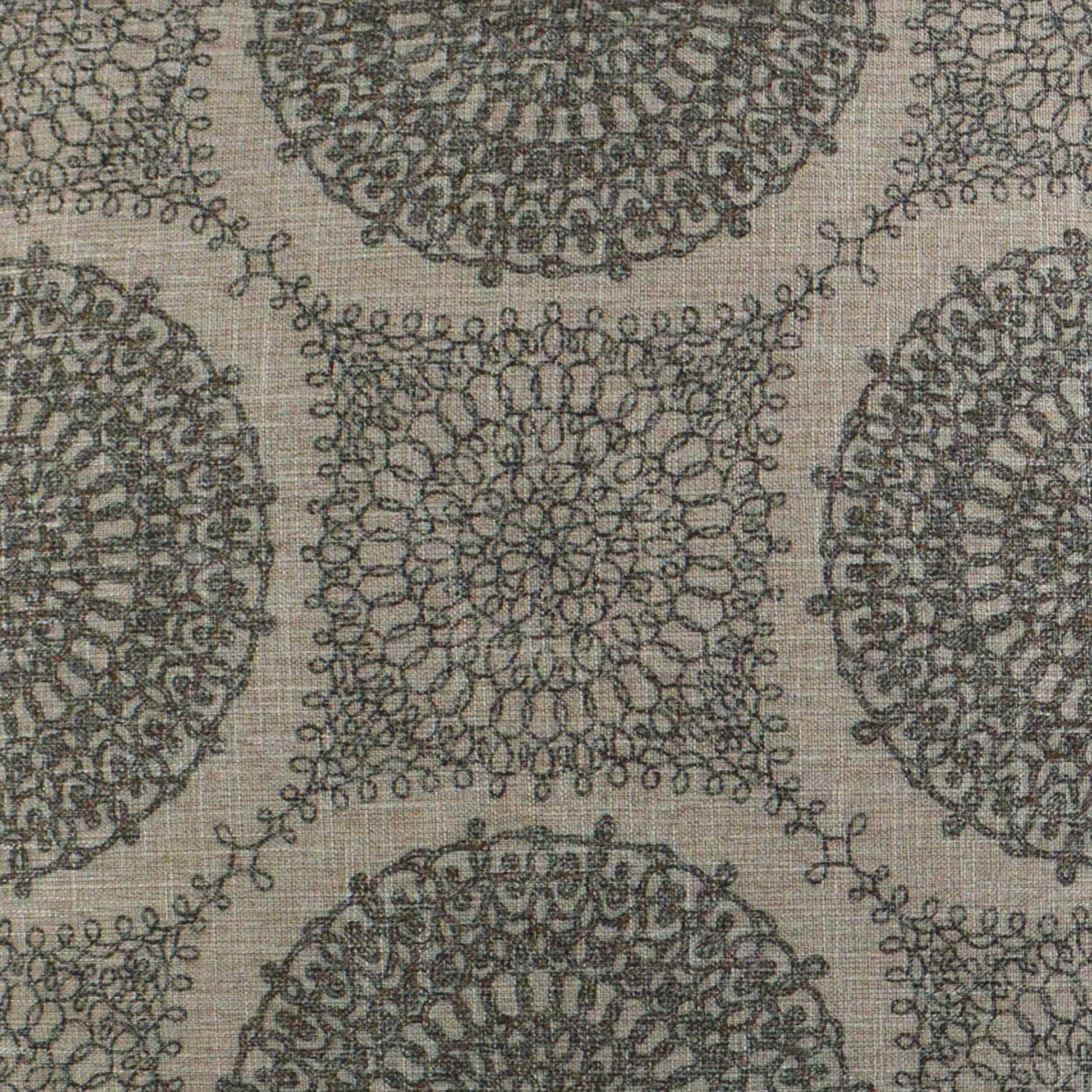 Davenport Pillow by DV Kap Home in grey. Made from 79% polyester, 21% rayon in a traditional style.