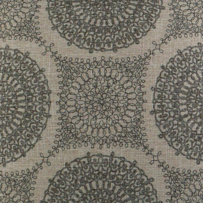 Davenport Pillow by DV Kap Home in grey. Made from 79% polyester, 21% rayon in a traditional style.