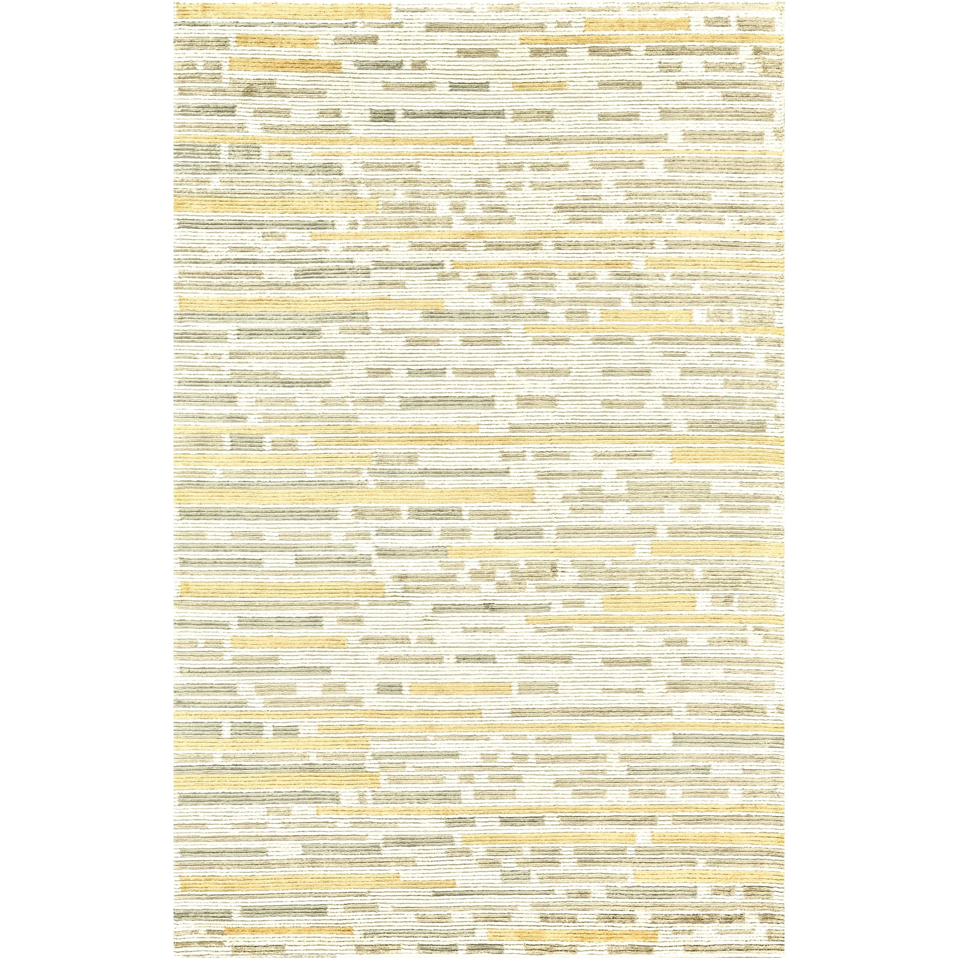 Keystone Rug - 7220F by Feizy in yellow, sand. Made from wool, viscose in a unique style.