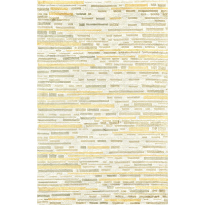 Keystone Rug - 7220F by Feizy in yellow, sand. Made from wool, viscose in a unique style.