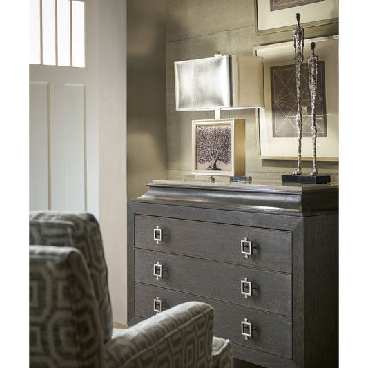 Sculptured Figure by Wildwood in semi-polished. Made from cast alloy in a eclectic & global style.