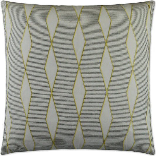 Hiker Pillow by DV Kap Home in chartreuse, ivory. Made from 100% polyester in a unique style.