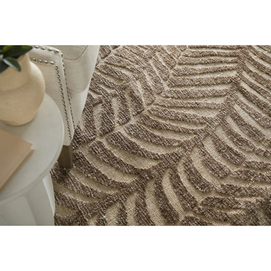 Colton Animal Print 8748A54F Rug by Feizy in taupe, tan. Made from polyester in a unique style.