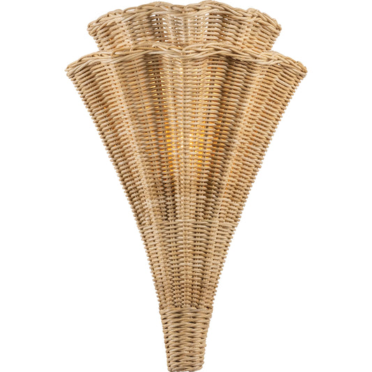 Arverne Wall Sconce by Hudson Valley in vintage gold leaf. Made from unique in a traditional style.