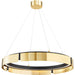 Tribeca Chandelier by Hudson Valley. Made from brass in a modern style.