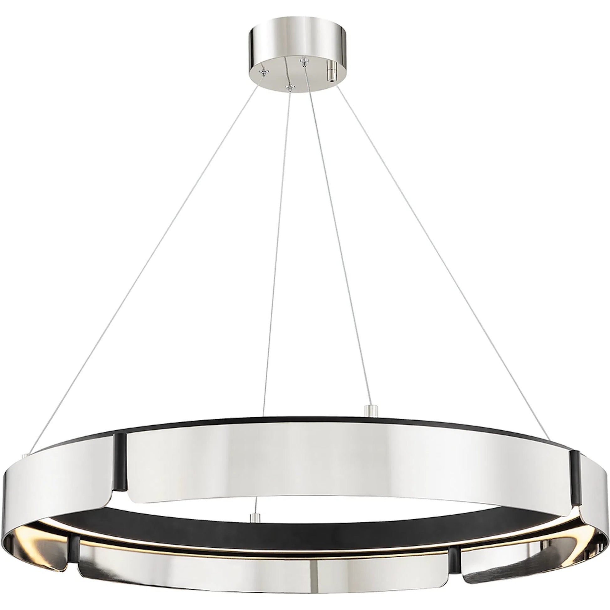 Tribeca Chandelier by Hudson Valley. Made from brass in a modern style.