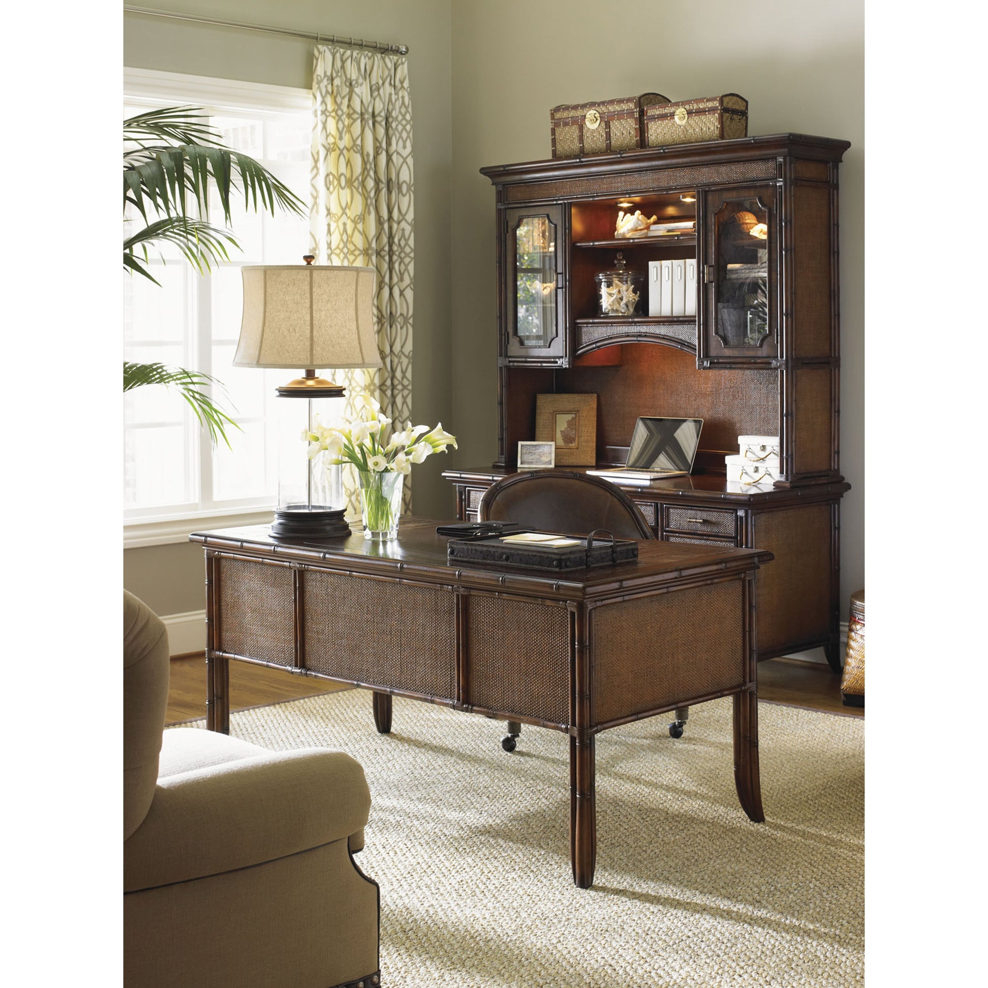Paradise Isle Writing Desk by Sligh. Made from unique in a coastal style.