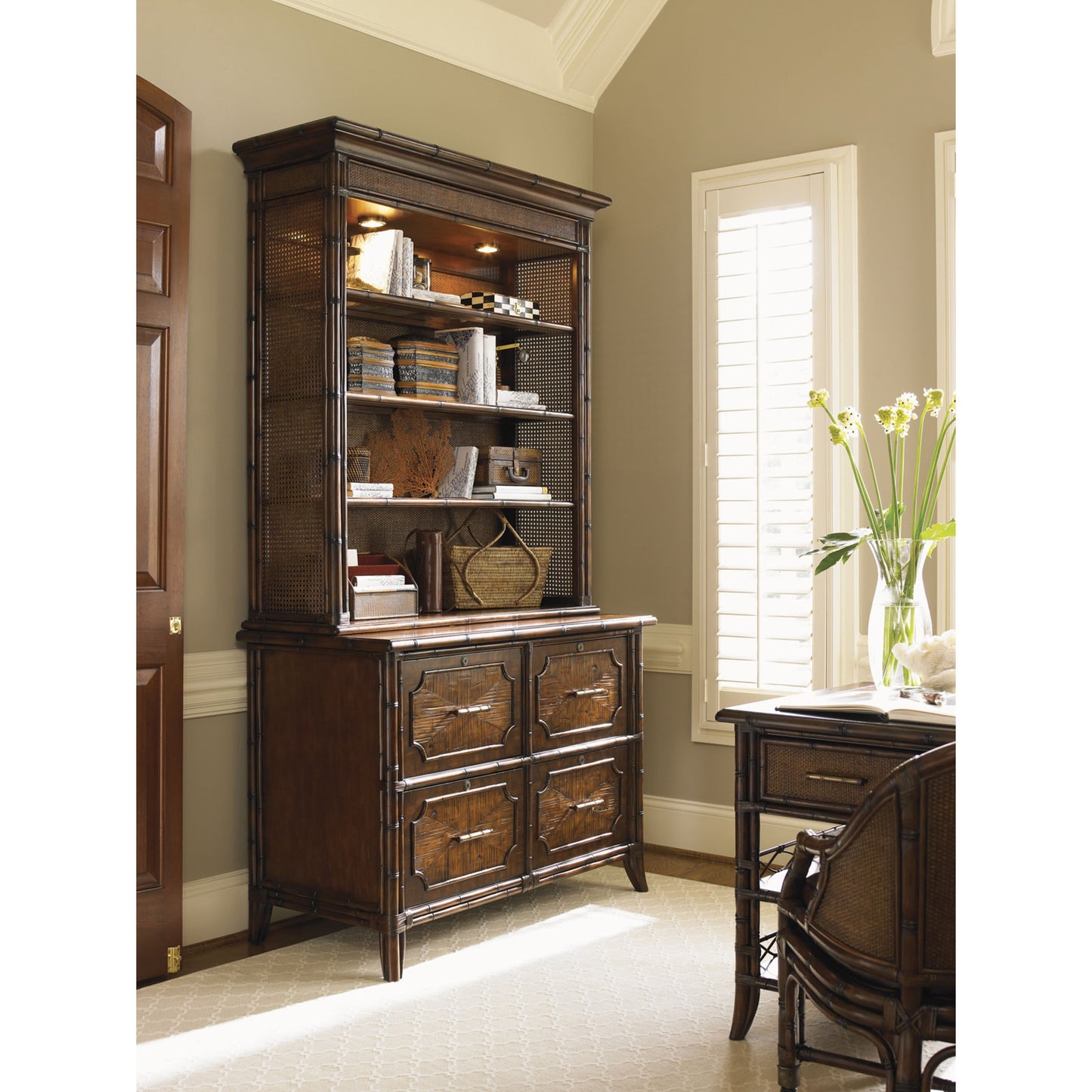 004 SR-835855 | Lifestyle | Laguna Beach File Chest by Sligh. Made from unique in a traditional style.