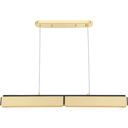 Tribeca Island Light by Hudson Valley. Made from brass in a modern style.