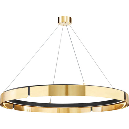 Tribeca Chandelier by Hudson Valley. Made from brass in a modern style.