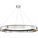 Tribeca Chandelier by Hudson Valley. Made from brass in a modern style.