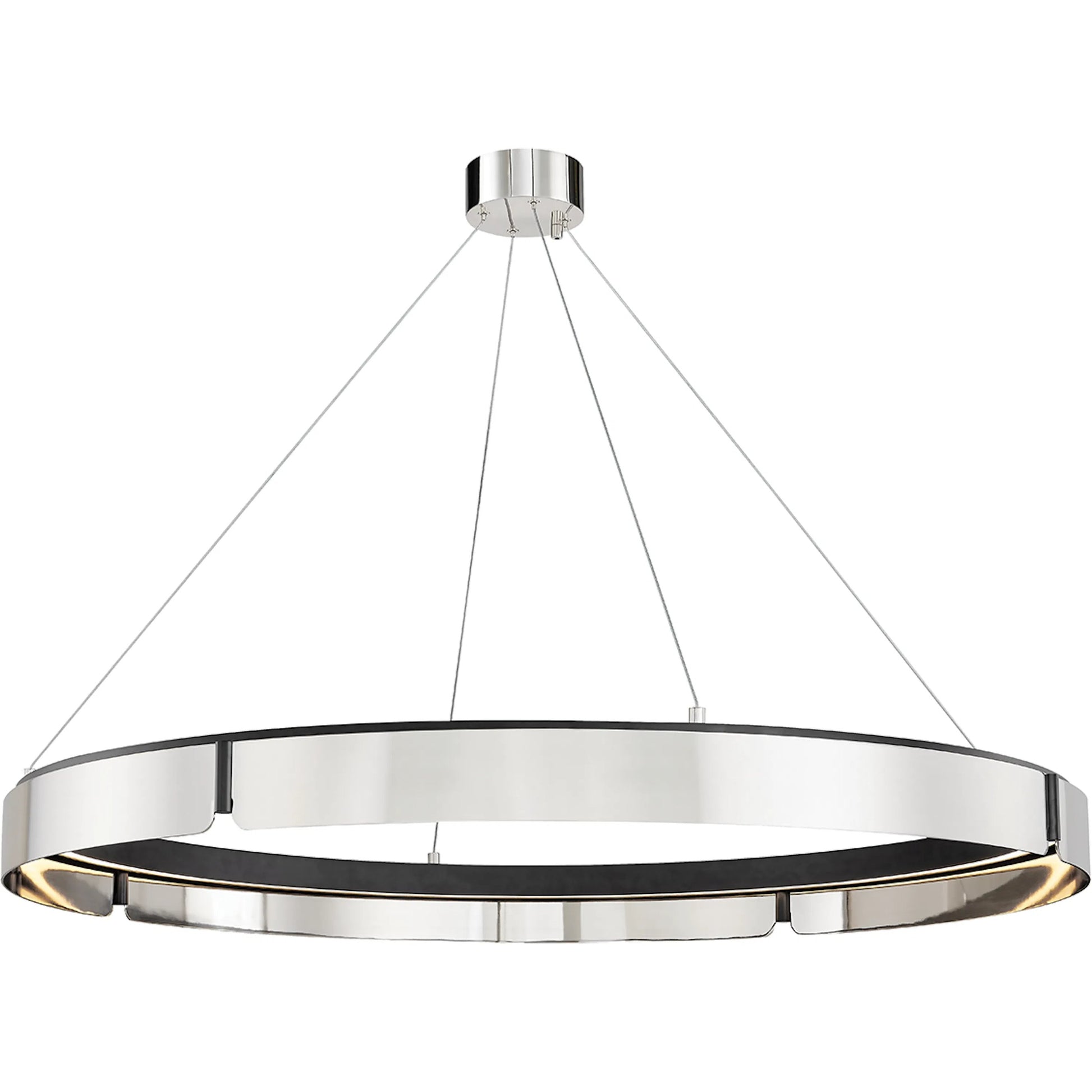 Tribeca Chandelier by Hudson Valley. Made from brass in a modern style.