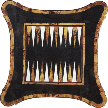 Enrique Game Table by Butler Specialty Company in assorted and heritage. Made from wood solids, wood products, wood veneers, pen shell inlays in a traditional style.