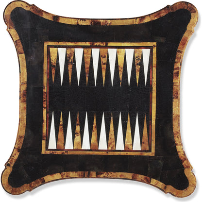 Enrique Game Table by Butler Specialty Company in assorted and heritage. Made from wood solids, wood products, wood veneers, pen shell inlays in a traditional style.