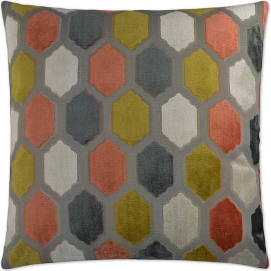 Mallorca Pillow by DV Kap Home. Made from 70% rayon, 30% polyester in a unique style.
