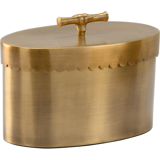 Buttercup Brass Box by Wildwood in gold. Made from unique in a modern style.