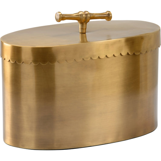 Buttercup Brass Box by Wildwood in gold. Made from unique in a modern style.