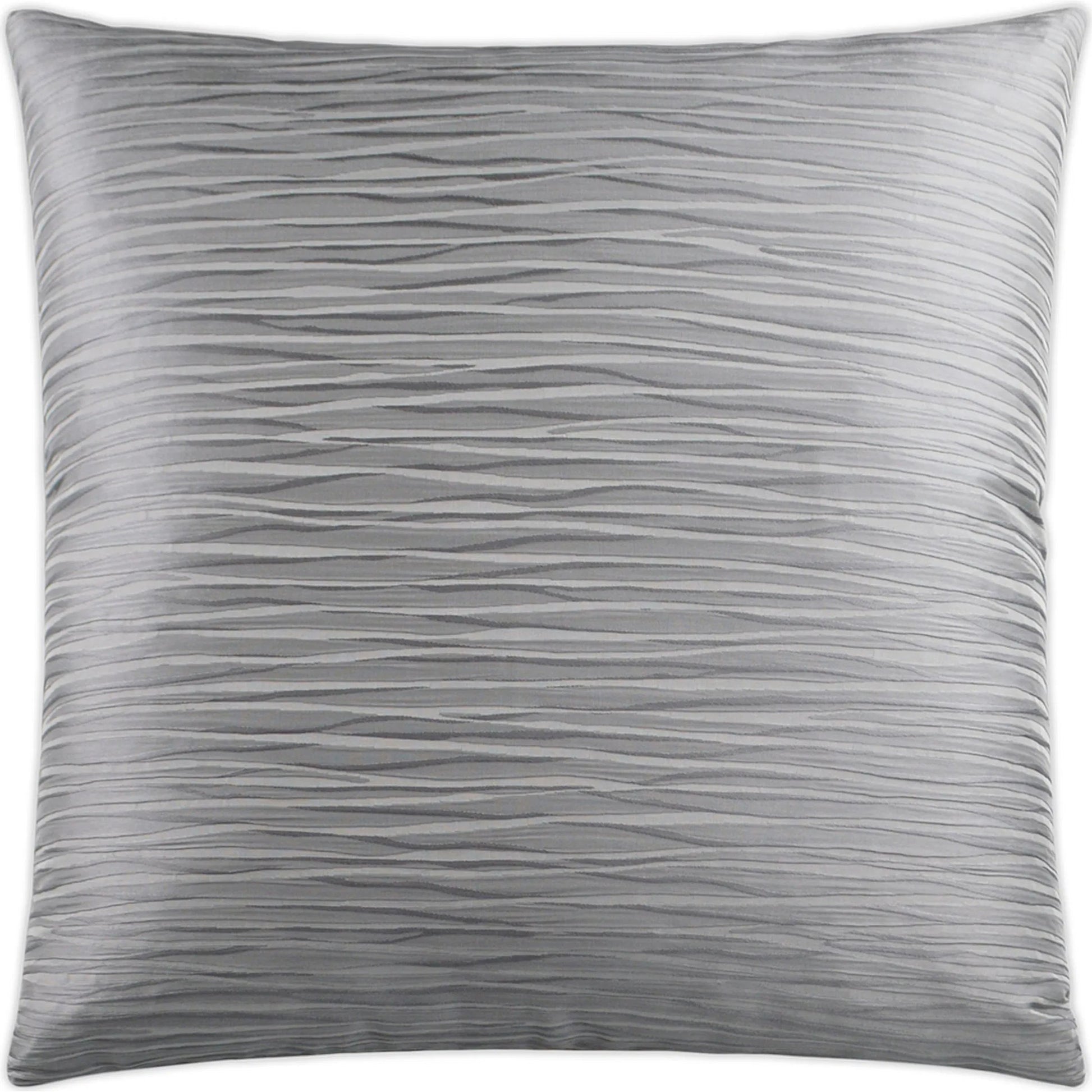 Ripple Pillow by DV Kap Home in iron. Made from 100% polyester in a transitional style.