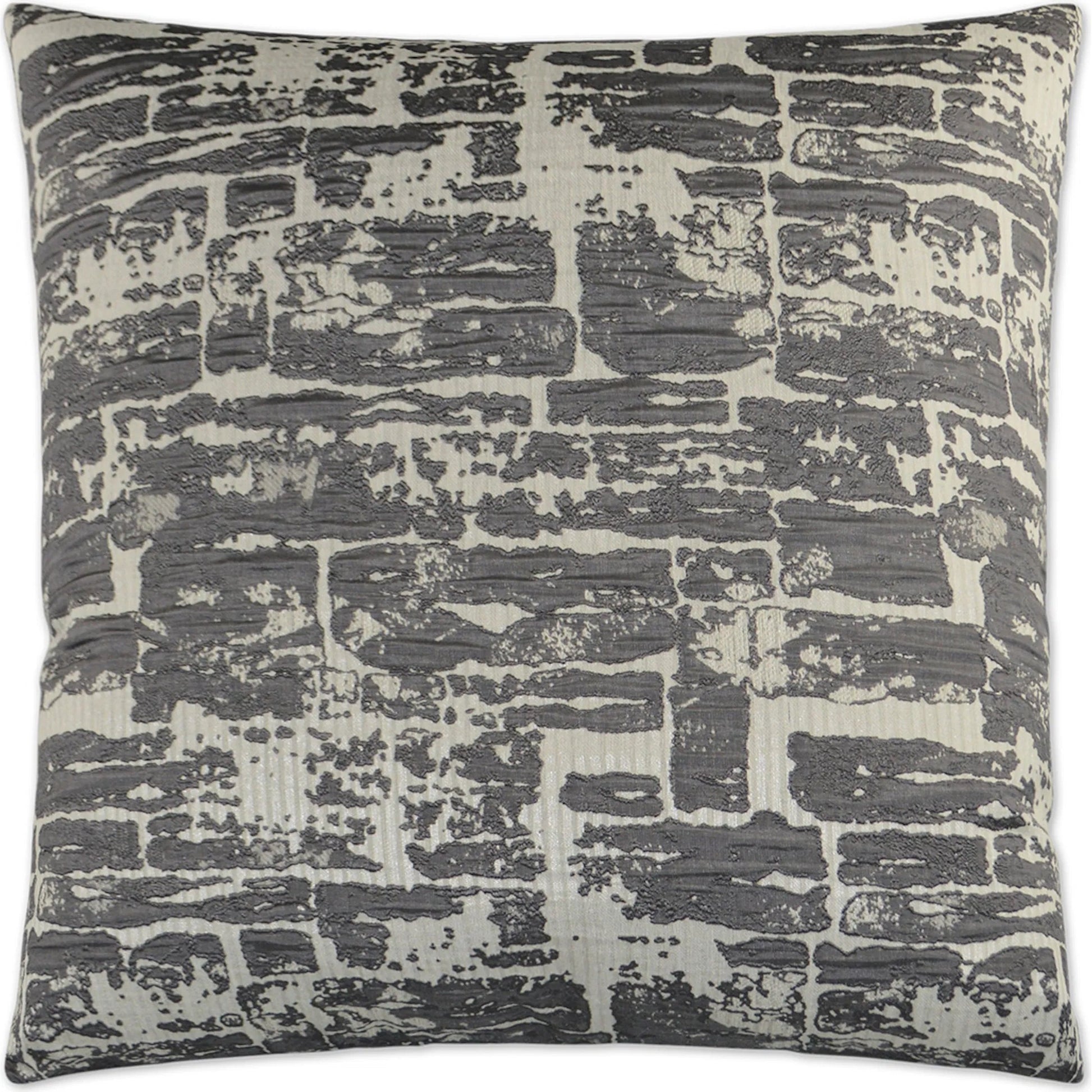 Stonewall Pillow by DV Kap Home in coal. Made from 100% polyester in a transitional style.
