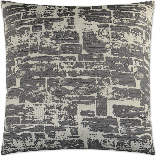 Stonewall Pillow by DV Kap Home in coal. Made from 100% polyester in a unique style.