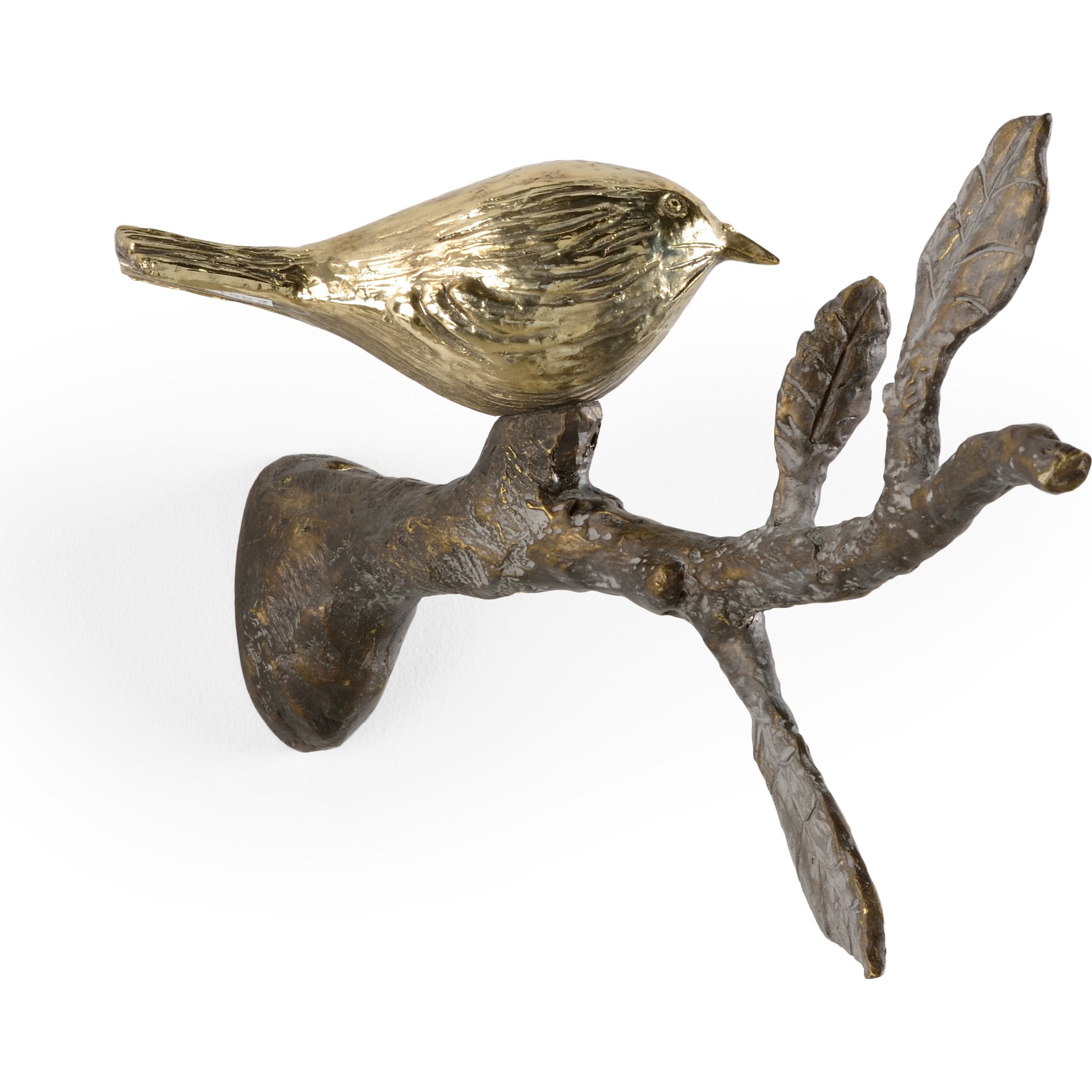 Tweet by Wildwood in bronze, gold. Made from iron in a rustic style.