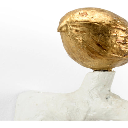 Tweet by Wildwood in bronze, gold. Made from iron in a rustic style.
