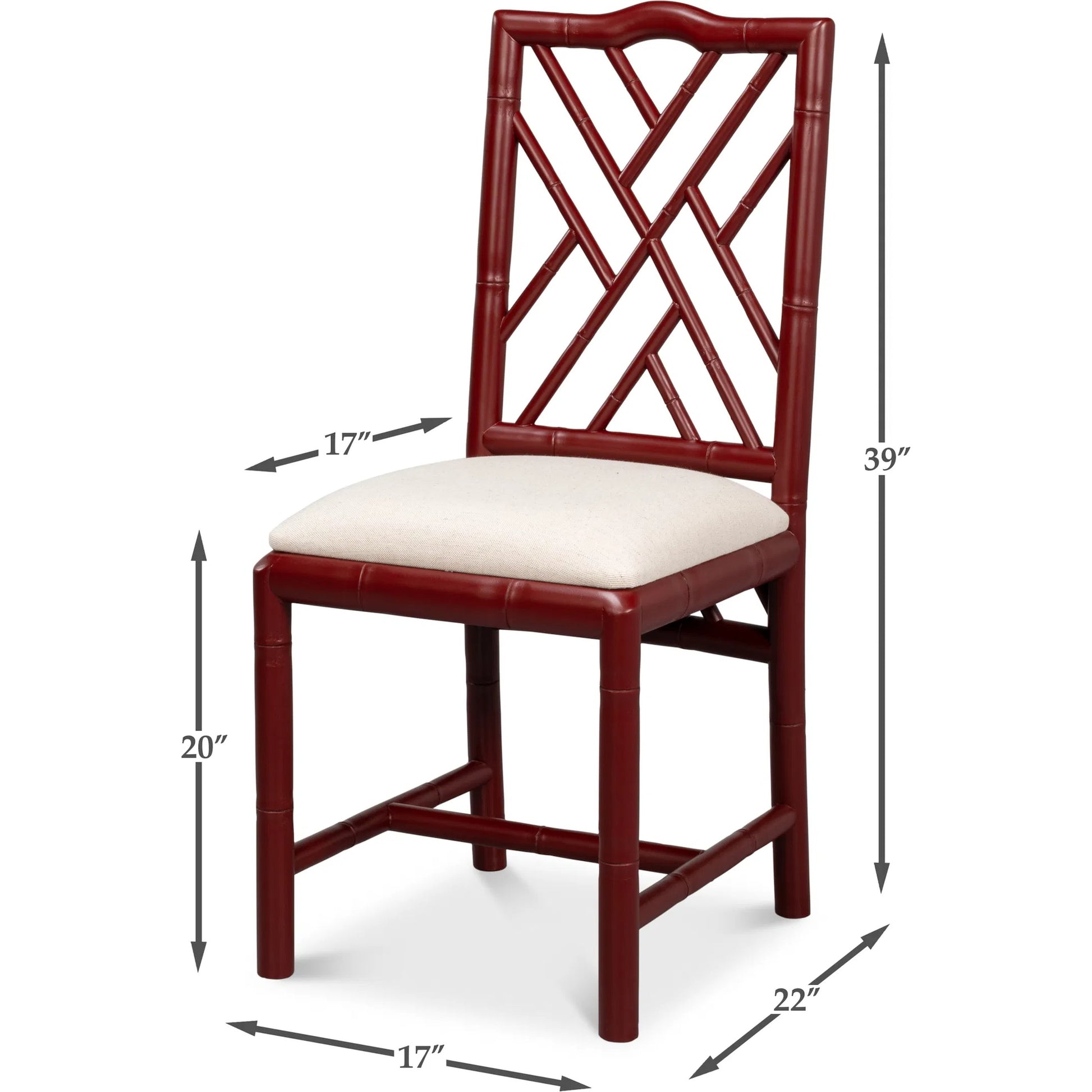 Brighton Bamboo Side Chair (Set of 2) by Sarreid Ltd.. Made from unique in a coastal style.